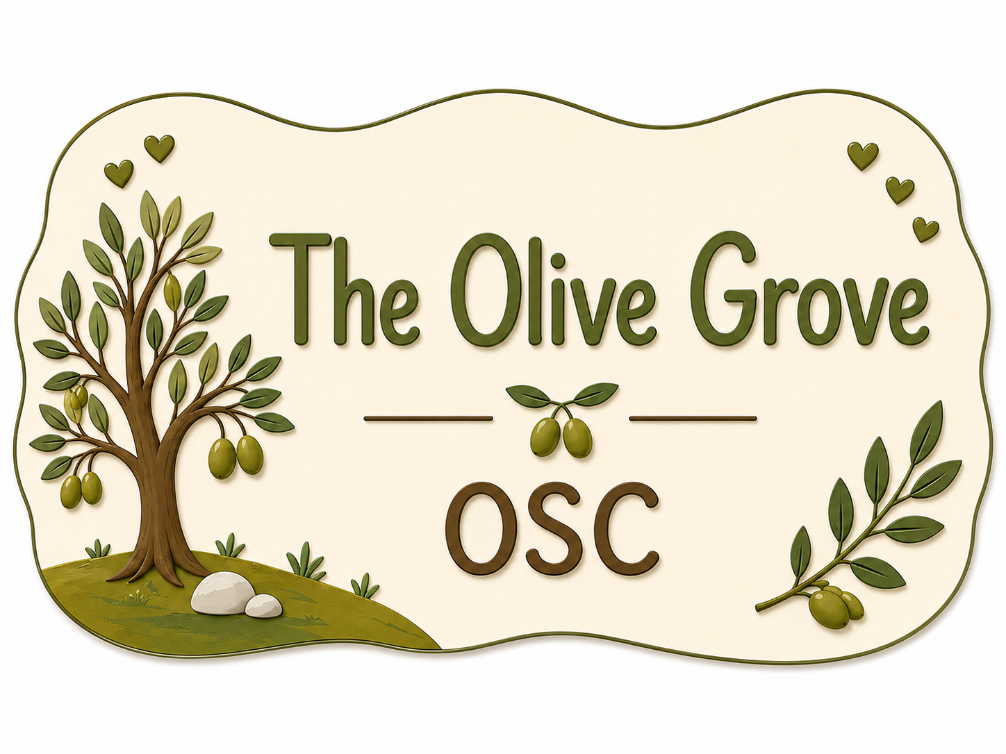 The Olive Grove – OSC classroom sign