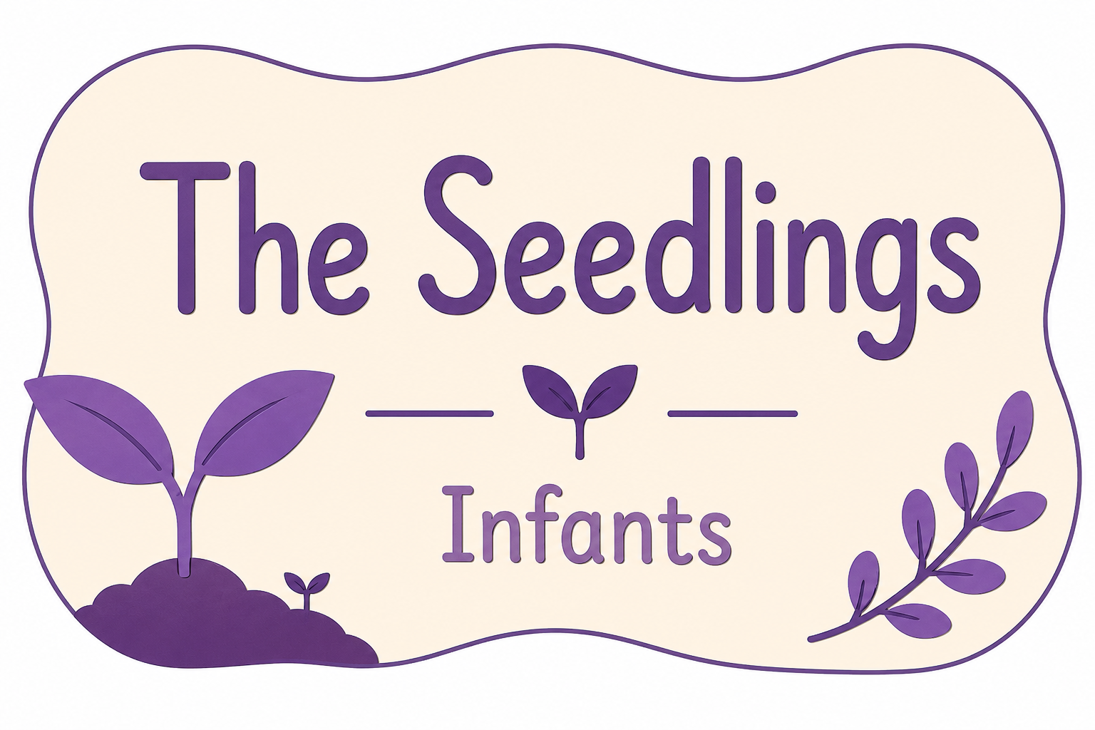 The Seedlings – Infants classroom sign